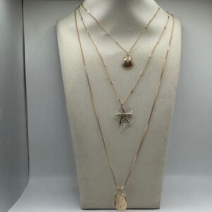 Tommy Bahama Gold Layered Pendant Necklace